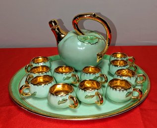 13 Piece Vintage Porcelain Chocolate/Tea Set By De Limoges