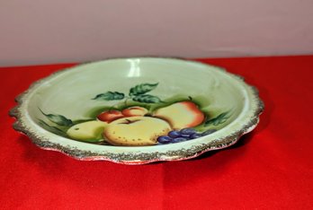 Norleans Japan Hand Painted Fruit Design Dish