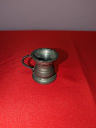 Antique 1820's English British Pewter Measuring Cup