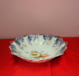 Antique Authentic RS Prussia Floral Berry Bowl