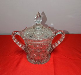 Antique Cut Glass Biscuit Jar