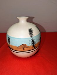 Authentic Genuine Native American Handmade Pottery Vase