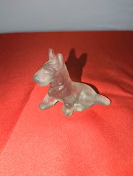 Frosted Glass Scottish Terrier