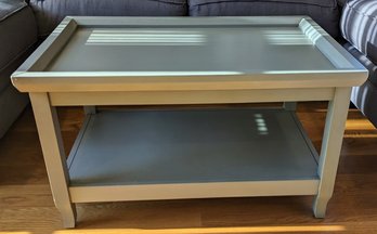 Gray Wood Coffee Table