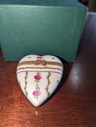 Vintage Limoges Trinket Heart Box