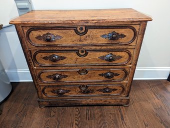 Antique Wood Victorian Dresser