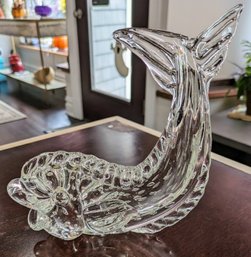 Murano Clear Glass Handblown Fish