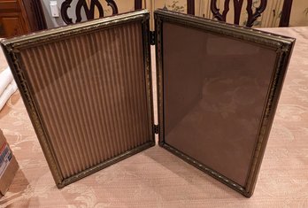 Mid-Century Double Gold Picture Frame