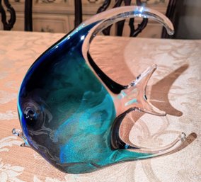 Vintage Murano Tropical Angel FIsh