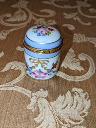 Artist Hand Painted And Signed France Limoges Trinket Box