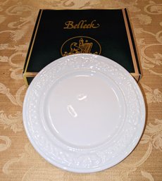 Belleek Claddagh Design Accent Plate, NIB, Never Used. (1 Of 2)