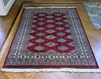 Bokhara Hand Knotted Wool Rug