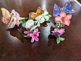 5 Franklin Mint Collectors Butterflies (1 Of 3)