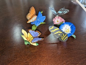 4 Franklin Mint Collectors Butterflies (2 Of 3 )