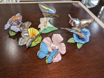 5 Franklin Mint Collectors Butterflies (3 Of 3 )