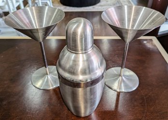 OGGI 3 Piece Stainless Martini Set