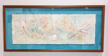 Embossed Water Color Under The Sea Picture