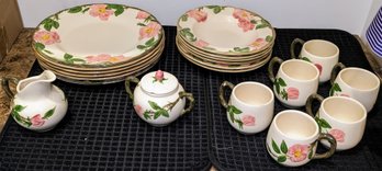 20 Piece Desert Rose Dish Set For 6