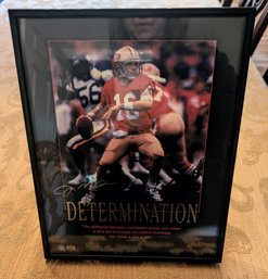 Joe Montana Signed 1196 'DETERMINATION' 130/5000