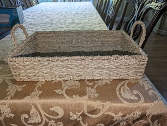 Natural Woven Serving Tray