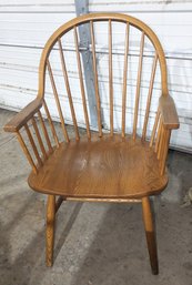 Set Of 6 Vintage F.W. Lombard Wood Spindle Chairs ( Lot 1 Of 2 )