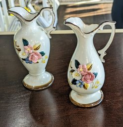 2 Small Porcelain Vases