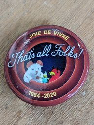 Joie De Vivre Button