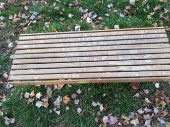 Vintage Slatted Bench