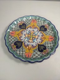 Signed Mexican Ceramic Platter