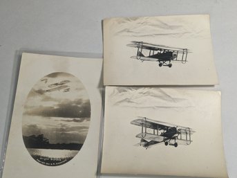 Early Plane Real Photo Post Cards