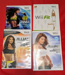 4 Wii Fit DVD's