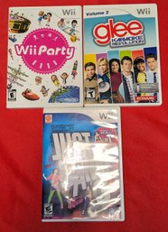 3 Wii Sing & Dance Games