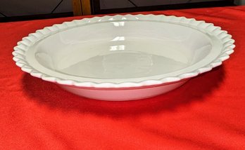 Chantal White Pie Dish