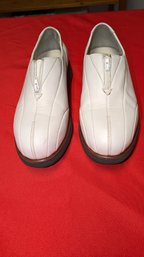 Golf Stream All White Ladies Golf Shoes Size 8