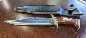 Bowie Stainless Hunting Knife With Compass