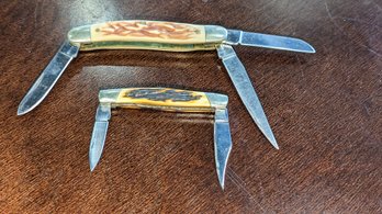 Lot Of 2  Winchester Pocket Knives 2 & 3 Blade