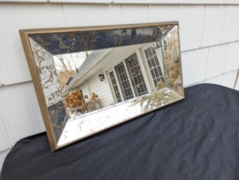 Distressed Gold Finished Mirror