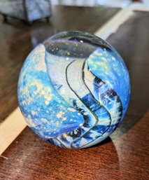 Erik Holt Signed & Dated Paperweight