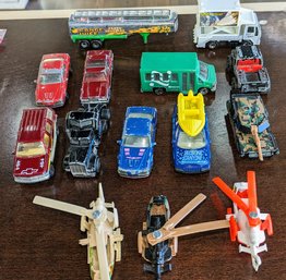 14 Matchbox  Cars, Trucks, Helicopters & Tank