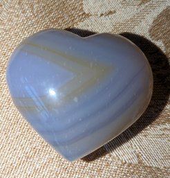 Agate Crystal Heart