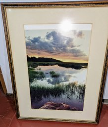 Signed & Framed Photograph By Alan Hoelzle 'March Sunset'