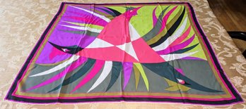 Vintage Silk Emilio Pucci Abstract Scarf