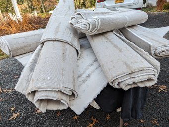 A Grouping Of Rug Remnants