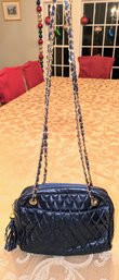 Vintage SISO Leather Quilted Handbag