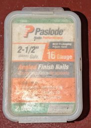 Paslode Angled 2.5' Box Of Finishing Nails, 16 Gauge  ( Box 2 Of 6)