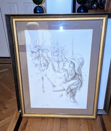 Signed Framed And Matted Mary Vickers Artist Proof