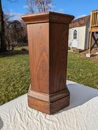 Six Sided Wooden Hexagon Plant Stand