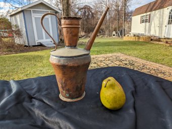 Hand Hammered Ewer Turkish Ottoman Style Copper Kettle