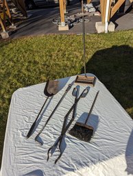 Grouping Of Fireplace Tools