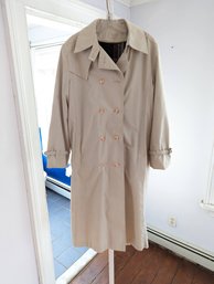 Vintage Trench Coat Size 14 With A Removable Wool Liner #1